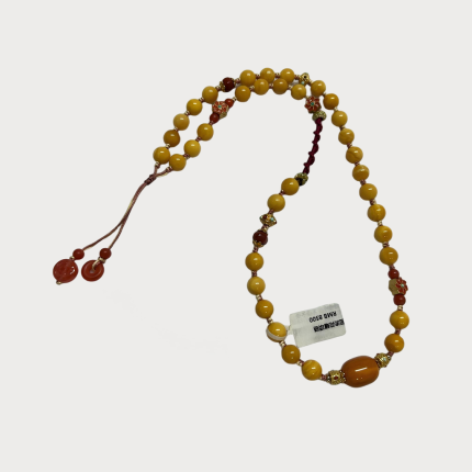 Reflow Flower Amber Necklace (Color-Changing Flower) – Natural Baltic Amber Pendant Necklace